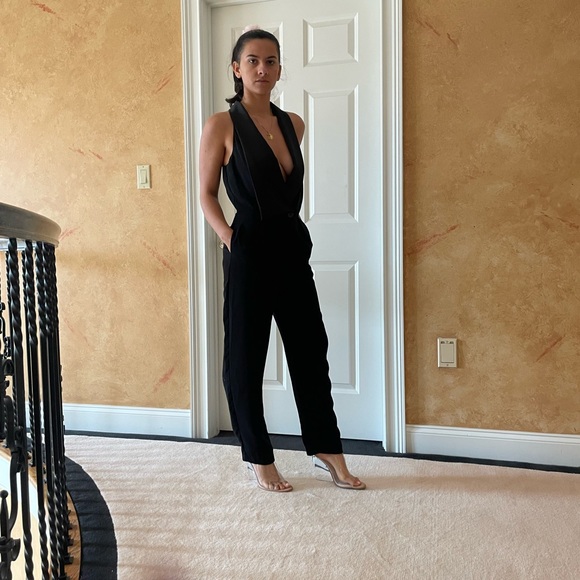 Tuxedo style jumpsuit - Picture 2 of 2